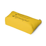 Favored Blessed Grateful Yellow Accessory Pouch w T-bottom