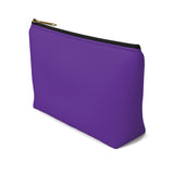 Favored Blessed Grateful Purple Accessory Pouch w T-bottom