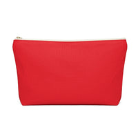 Favored Blessed Grateful Red Accessory Pouch w T-bottom