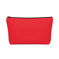 Favored Blessed Grateful Red Accessory Pouch w T-bottom