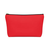 Favored Blessed Grateful Red Accessory Pouch w T-bottom