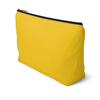 Favored Blessed Grateful Yellow Accessory Pouch w T-bottom